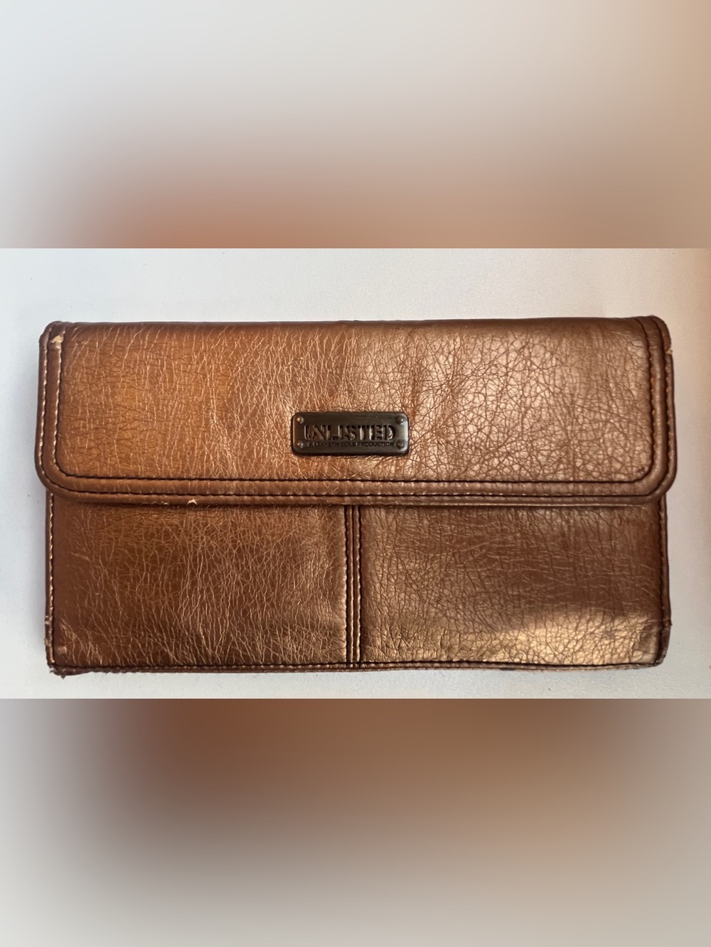 Unlisted Kenneth Cole Bronze Large Wallet